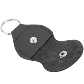 Plectrum Holder, Plectrum Bag, Plectrum Keyring for Beginners for Students (Black), black, Modern