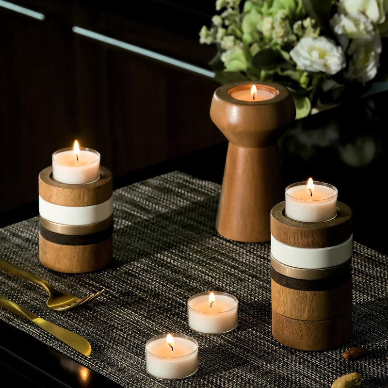 Tealight Candles, Giant 100,200,300 Bulk Packs, 4-4.5 Hrs White Unscented