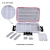 Waterproof Fishing Tackle Box Clear (5 to 20 sections /