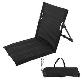 Beach Mat Lounge Chair, Outdoors Portable Reclining Beach Mat Chairs, Foldable Camping Sand Chairs with Backrest for Adults, Include Tote, Ideal Tanning Mat for Sunbathing