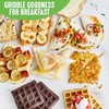 GreenLife Electric Waffle Sandwich Maker, Toaster, Panini Press with Healthy