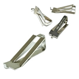 Frameless Frame Clips Large Picture Photo Frame Fixing Glass Spring Clips 11mm Swiss C Clips Pack of 8