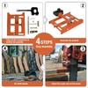 SurmountWay Chainsaw Mill Guide, Portable Vertical Lumber Cutting Guide, Timber