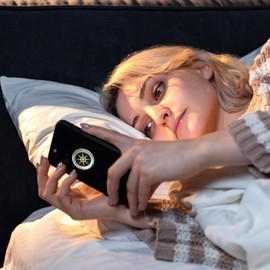 Yuanchu 12 Pcs Phone Stickers, Cell Phone Stickers for Smart Phones/Tablets/Laptops/Computer/WiFi/Priner/TV Electronic Devices Stickers(Silver)