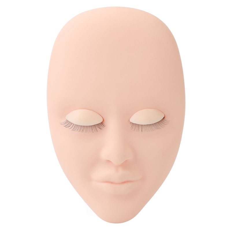 Lash Mannequin Head Eyelash Extension Practice Doll Head with 3