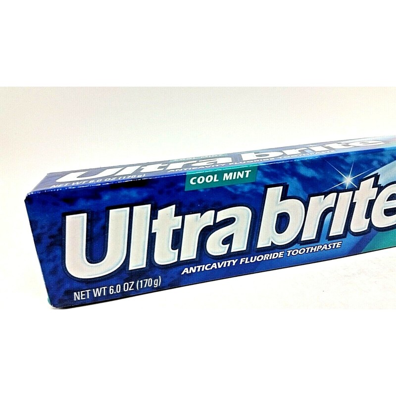 Ultra Brite lot of 12 Ultra Brite Cool Mint Toothpaste