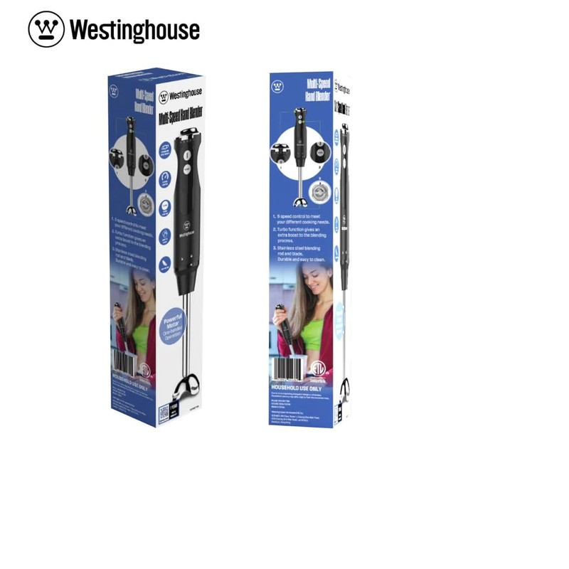 Westinghouse Hand Blender, Black, Stainless Steel, Kitchen, Kitchen Accessories