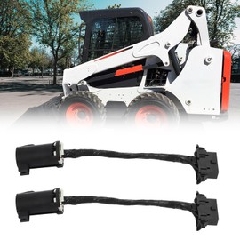 WIKIBB OBD2 Diagnostic Adapter Compatible with Diagnostic Service Analyzer v90, OBD2 Diagnostic Tool Cable Connector Harness for Bobcat, 2Pcs Black