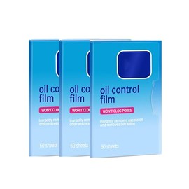 3 Packs Oil Blotting Papers for Face (180 Sheets) - Oil Absorbing Blotting Sheets for Oily Skin, Makeup-Friendly & Portable Oil Wipes