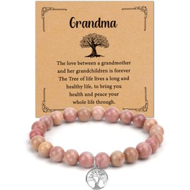 ZKIUOA Mothers Day Gifts Grandma Gifts Grandma Bracelet Gifts For Grandma Granny Gifts Grandma Birthday Gifts Grandmother Gift Presents For Grandma Best Grandma Gifts Grandma Gifts From Grandchildren