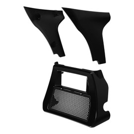 TCMT Black Fairing Spoiler Chin Cover Side Panels Fit For Harley CVO Road Glide 23-25