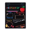 STOBOK First Day Last Day of School Chalkboard Double Sided