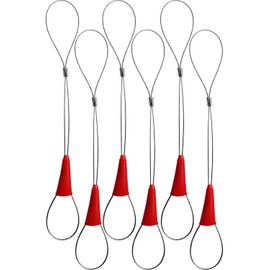 6 Pack Electrical Fish Tape Puller Fastener Tool - Wire Pulling Socks Grips, Cable Loop Tip Fastener for Running Wires Through Walls