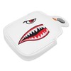 SHABIER White Golf Putter Cover with Tiger Shark Design Golf