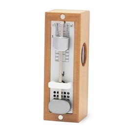 Nikko Metronome 334 Wooden Mini Advance Natural Made in Japan with Soft Case