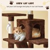 MWPO 63.8 inches Multi-Level Cat Tree for Large Cats with