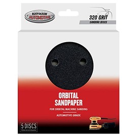 Rust-Oleum Automotive 320 Grit Velcro Orbital Sanding Disc