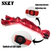 SSZYace Adjustable LED Horse Breastplate Collar, Nylon LED Night Flashing