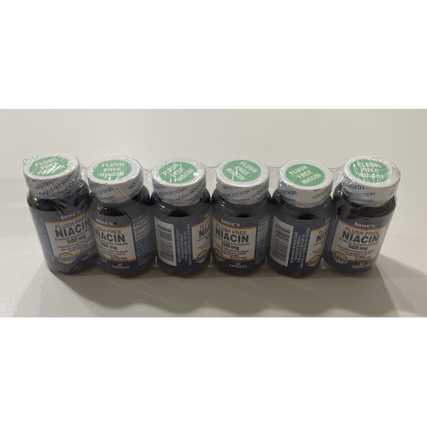 Undisclosed Basic's Flush Free Niacin / Inositol Dietary Supplement, 60