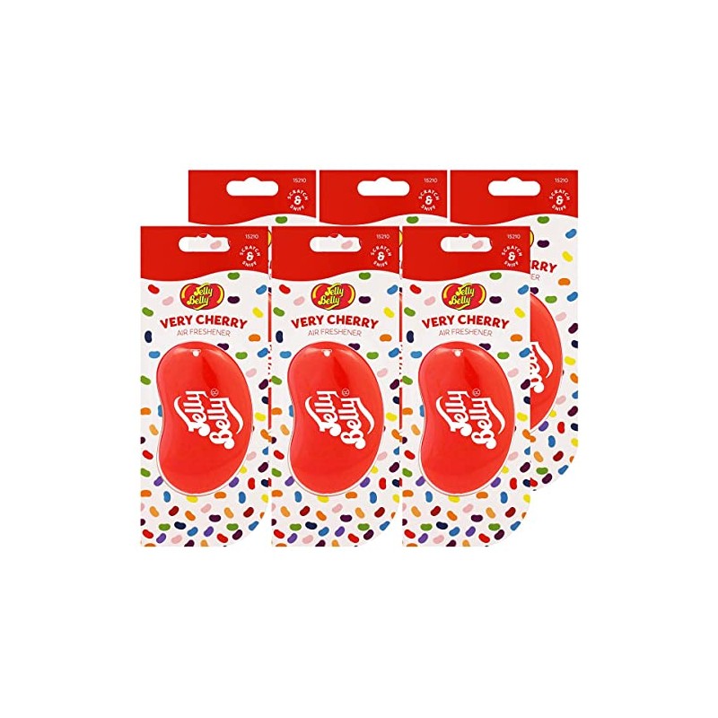 Jelly Belly Auto-Lufterfrischer 15210MTS Very Cherry 18g (6er Pack)