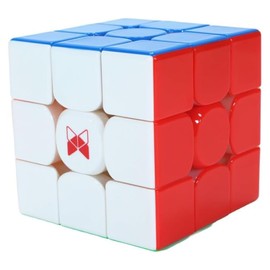 Willking QY X Man Tornado V4 M Pioneer UV Coated (with Adjustable MagLev), 2024 Top Config. 3x3 Magnetic Speed Cube, 3-mag. Edge Positioning, Super Smooth and Fast, V4M Magic Cloth UV Glossy