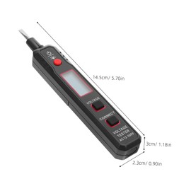 CAXUSD Digital Voltage Tester Pen with Flathead Screwdriver Non Contact Multifunctional Circuit Tester for Accurate Fault Location Safe Electrical Detection Tool for Home and Automotive