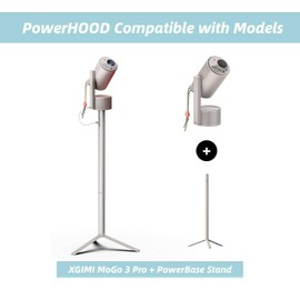 PowerHOOD 65W Type-C AC/DC Adapter Compatible with XGIMI MoGo 3 Pro Outdoor LED Portable Projector XN13A PowerBase Stand 20VDC DC20V 20 Volt 20 Volts Power Supply Cord Battery Charger Cable PSU