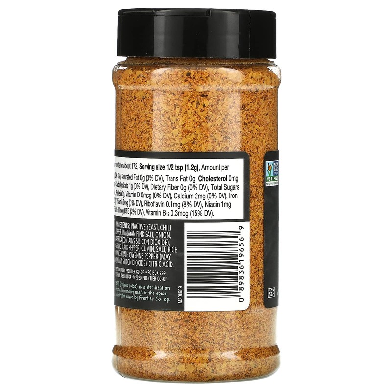 Frontier Nacho Spice Nutritional Yeast, 7.3 OZ