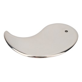 Stainless Steel Gua Sha Facial Tool Heat Conduction Polished Design Massage Scraper for Back Leg Arm Neck