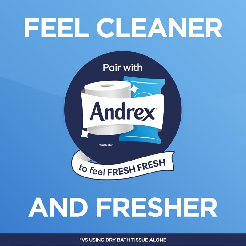Andrex Classic Clean Toilet Rolls - 4 Toilet Roll Pack