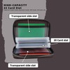 MultiValue Credit Card Holder for Women Men, 22 Slots Leather