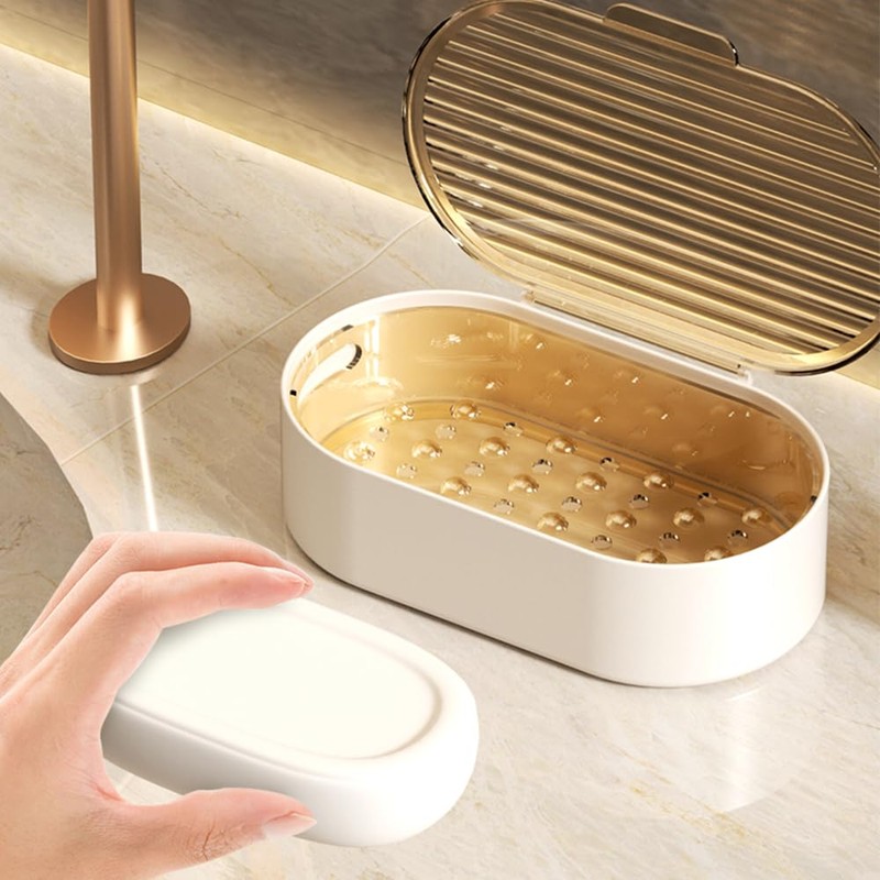 Sbomi Double Layer Removable Soap Dish, Soap Dish with Drain