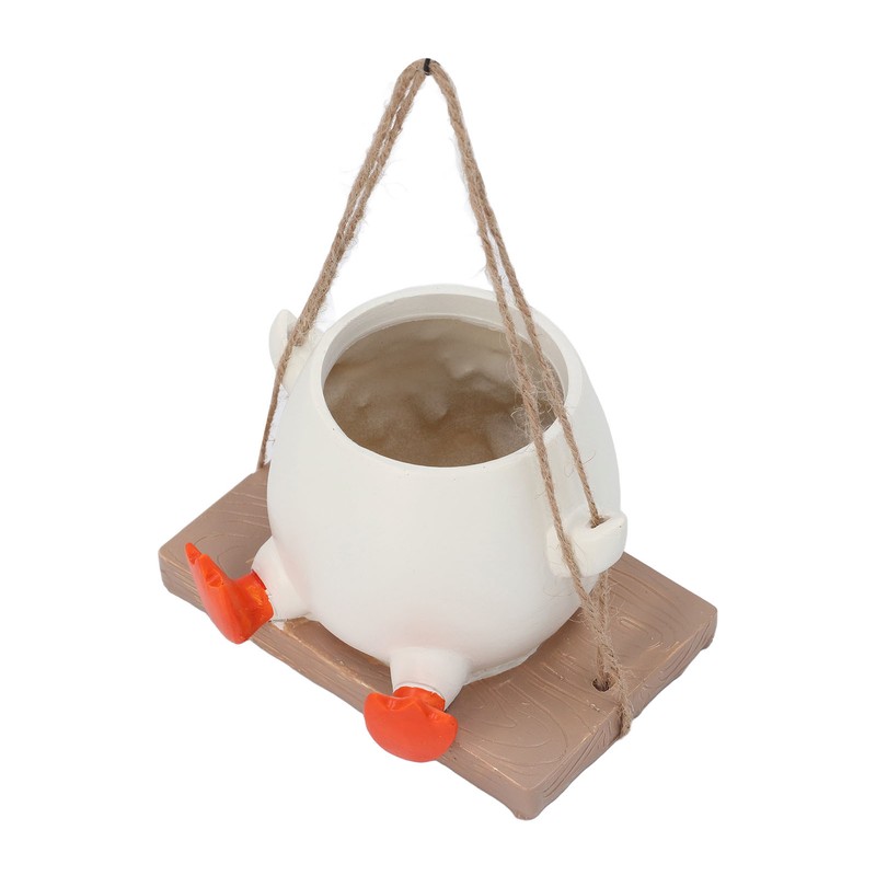 Swing Hanging Planter Cartoon Decorative Cute Swing Hanging Planter for