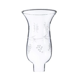 B&P Lamp 1 5/8" X 8 1/4" Cut Grapes Hurricane Shade