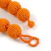 Avalaya Orange Glass Bead Ball Chunky Necklace/54cm L