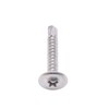 100Pcs Self Drilling Screw M4.2x25 Round Washer Stainless Steel Fastener