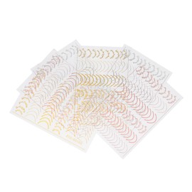 Healeved 6sheets Nail Sticker Ornaments Nail Decors and Metallic Designs for Elegant Manicure for Creative Decorating