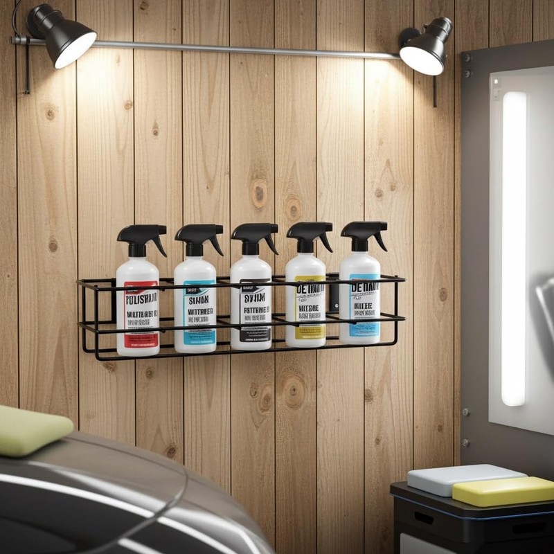 Up to Five 32 oz Spray Bottle Rack – Wall