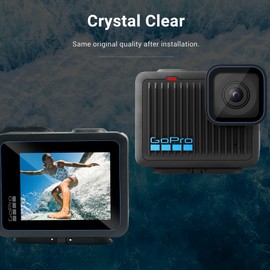 CYNOVA 6pcs Go Pro Hero 4K Screen Protector, Ultra Clear 9H Tempered Glass Screen Protector for Go Pro Hero 4K Accessories, Anti-Scrach, Anti-Bubble