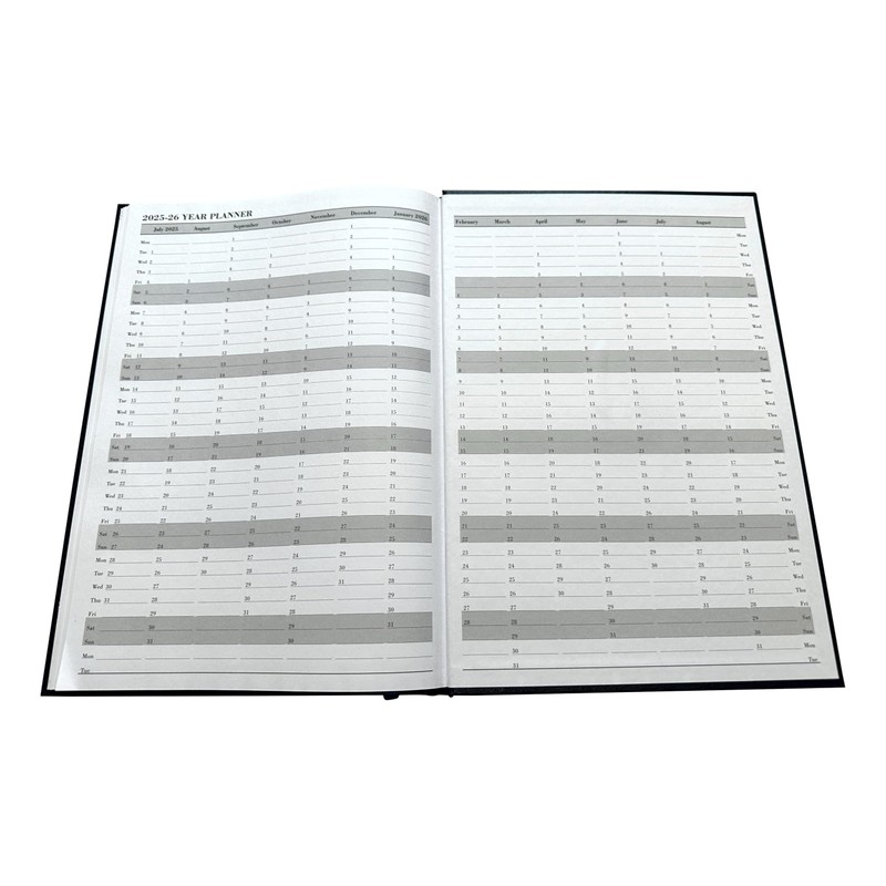 2024-2025 Diary Academic Year A5 Week to View Hardback Casebound