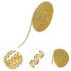 SEWACC 0.6cm 10m Curved Braided Gimp Trim Ribbon for Christmas