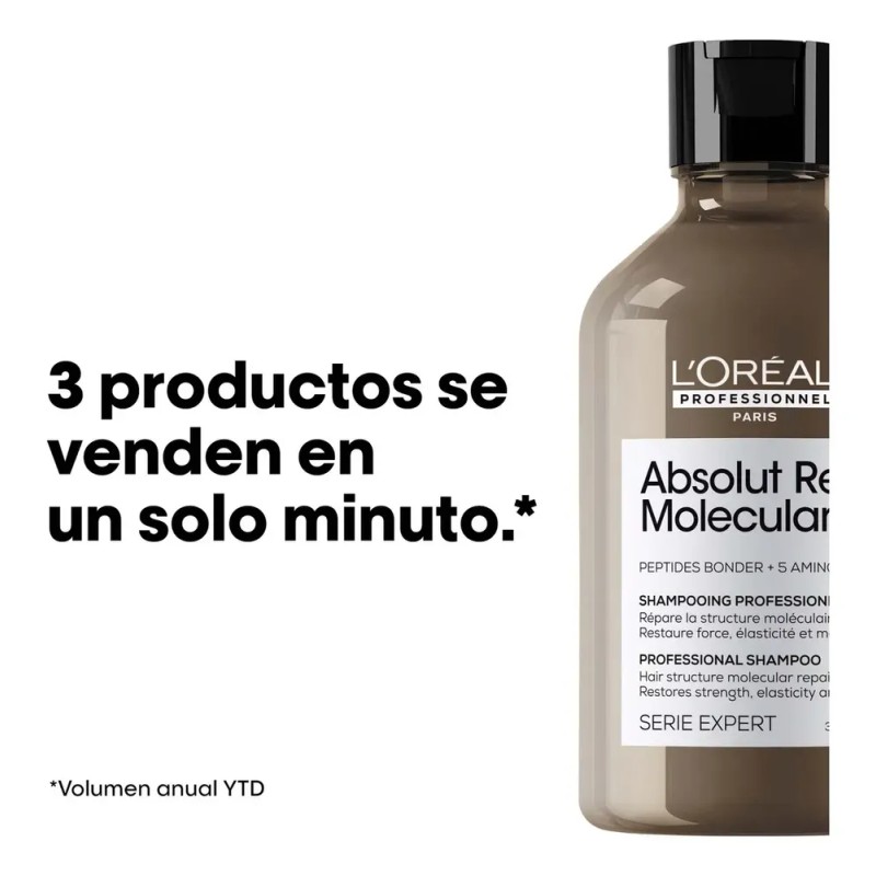 Shampoo L'Oréal Professionnel Absolut Repair Molecular 300ml