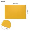 sourcing map 4 Pcs Faux Leather Placemats for Dinner Table,