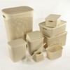 KADAX Rubbish Bin with Swing Lid, Waste Bin with Lid,