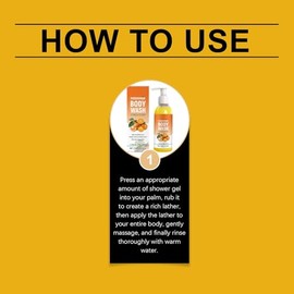 Gel de ducha de persimón para personas mayores, jabón desodorante natural contra olores fuertes, limpieza e hidratante, adecuado para todos los tipos 