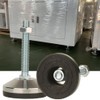MUHOUZHINANG Heavy Duty Leveling Screw Leg,Leg Leveler 3.14" Dia Base,Adjustable