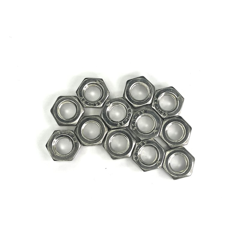 M6 (6mm) Hex Half Lock Nut - A2 Stainless Steel