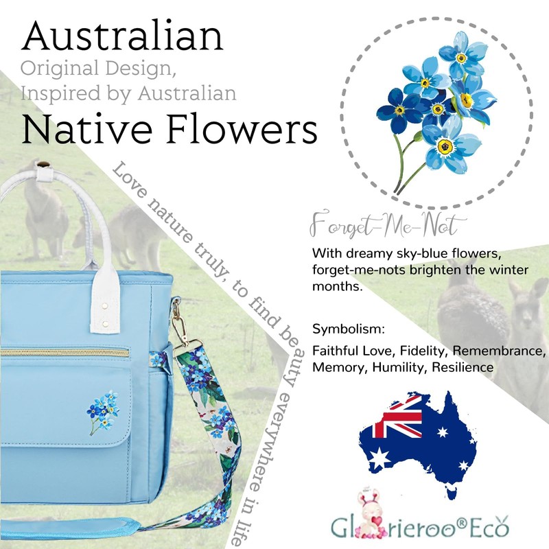 Hihealer Deluxe Lunch Bag Women with Rare Floral Design -