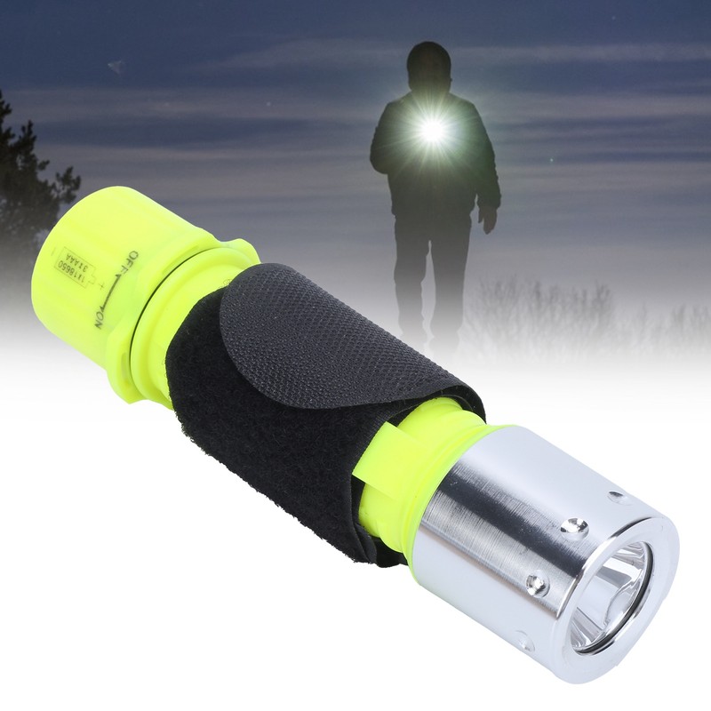 Diving Flashlight IPX8 Waterproof Portable Professional Rechargeable LED Diving Light
