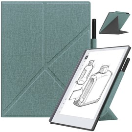 HoYiXi Case for Remarkable 2 Paper Tablet 10.3 Inch (2020 Released) - with Stable Folding Stand Design and Pen Pocket,Remarkable 2 10.3" Digital Paper Tablet Cover,(Not Fit Remarkable 1)- Green
